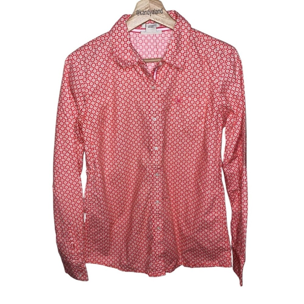 ARIAT Women’s Fitted Pink Western Theme Button Down